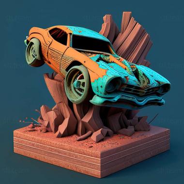 3D модель Гра Junkyard Racing (STL)